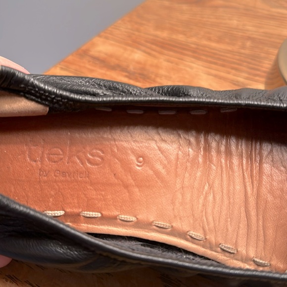 Tieks Matte black leather flats Women’s size 9 EUC - Picture 12 of 12